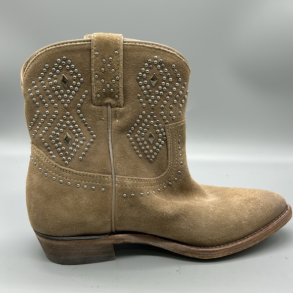 FRYE | BILLY STUD WESTERN BOOTS like new 7.5 - Picture 7 of 12